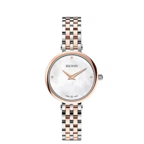 宝曼/Balmain 31MM 不锈钢镀玫瑰金 石英机芯 女表 B42983385