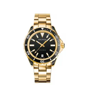 宝曼/Balmain 38.5MM 不锈钢镀金 陶瓷 石英机芯 女表 B43303365