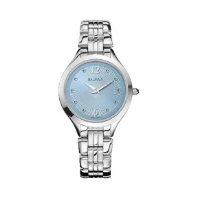 宝曼/Balmain Maestria Lady Round II 精钢 石英机芯 女表 B4511.33.94