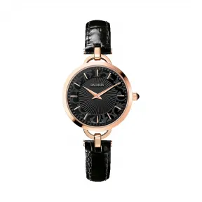 宝曼/Balmain Orithia II 精钢镀玫瑰金 石英机芯 女表 B4779.32.66