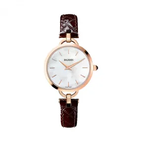 宝曼/Balmain Orithia II 精钢镀玫瑰金 石英机芯 女表 B4779.72.86