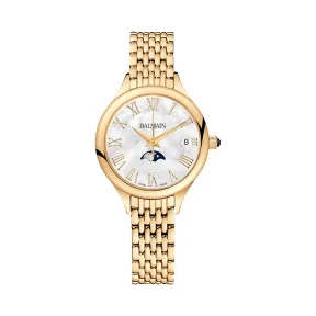 宝曼/Balmain de Moon Phase 精钢镀金 石英机芯 女表 B4910.33.82