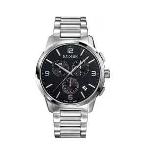 宝曼/Balmain 42MM 不锈钢 石英机芯 男表 B74813364