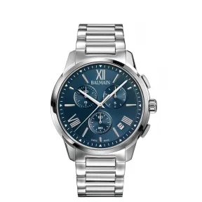 宝曼/Balmain 42MM 不锈钢 石英机芯 男表 B74813392