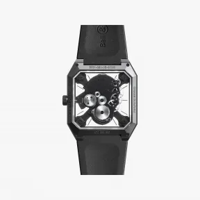 柏莱士/Bell&ross Instruments 系列 45MM 哑光黑色陶瓷 手动机械机芯 男表 BR01-CSK-CE-SRB