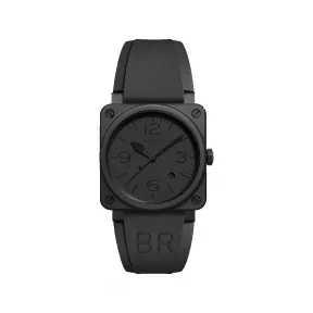 柏莱士/Bell&ross Instruments 系列 42MM 哑光黑色陶瓷 自动机械机芯 男表 BR0392-PHANTOM-CE