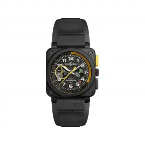 柏莱士/Bell&ross 42 MM 雾面黑色陶瓷 自动机械机芯 BR0394-RS17