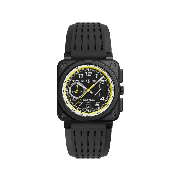 柏莱士/Bell&ross Instruments 系列 42MM 哑光黑色陶瓷 自动机械机芯 男表 BR0394-RS20-SRB