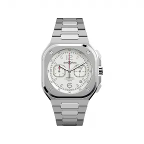 柏莱士/Bell&ross Instruments 系列 42MM 磨砂与抛光精钢 自动机械机芯 男表 BR05C-SI-ST-SST