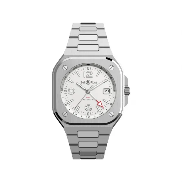 柏莱士/Bell&ross 41 MM 缎面打磨及抛光不锈钢 自动机械机芯 BR05G-SI-ST-SST