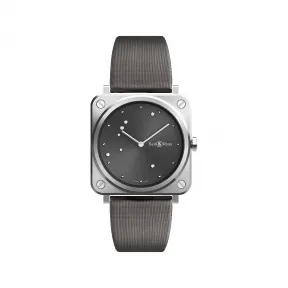 柏莱士/Bell&ross Instruments 系列 39MM 磨砂抛光精钢 石英机芯 男表 BRS-ERU-ST-SCA