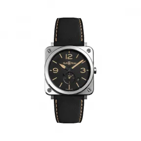 柏莱士/Bell&ross Instruments 系列 39MM 缎光抛光精钢 石英机芯 男表 BRS-HERI-ST-SCA