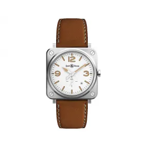 柏莱士/Bell&ross Instruments 系列 39MM 不锈钢 石英机芯 男表 BRS-WHERI-ST-SCA