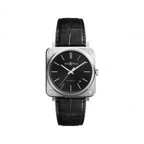 柏莱士/Bell&ross 39 MM 缎面抛光不锈钢 自动机械机芯 BRS92-BLC-ST-SCR