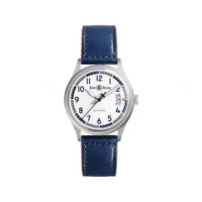 柏莱士/Bell&ross vintage 系列 38.5MM 磨砂-抛光精钢 自动机械机芯 男表 BRV192-BB-ST-SCA