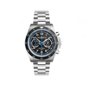 柏莱士/Bell&ross vintage 系列 43MM 磨砂与抛光精钢 自动机械机芯 男表 BRV394-A521-SST