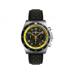 柏莱士/Bell&ross vintage 系列 43MM 磨砂抛光精钢 自动机械机芯 男表 BRV394-RS19-SCA