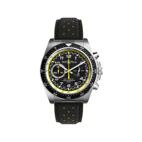 柏莱士/Bell&ross vintage 系列 43MM 磨砂-抛光精钢 自动机械机芯 男表 BRV394-RS20-SCA