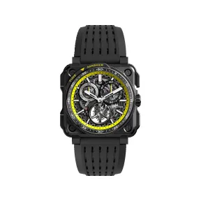 柏莱士/Bell&ross Experimental 系列 45MM 磨砂-抛光钛金属和哑光陶瓷 手动机械机芯 男表 BRX1-CHTB-RS20-SRB