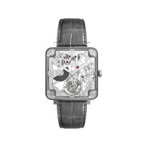 柏莱士/Bell&ross Experimental 系列 42.5MM 磨砂抛光精钢 自动机械机芯 男表 BRX2-MRTB-SK-ST