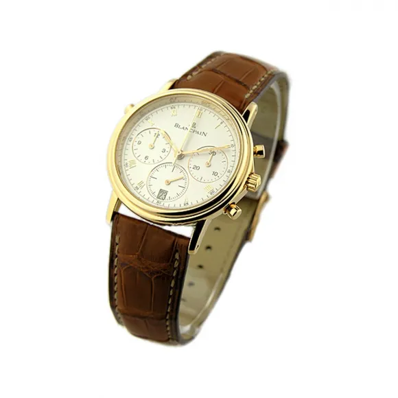 宝珀/Blancpain 35.5MM 18K玫瑰金 自动机械机芯 女表 1186-3342-55