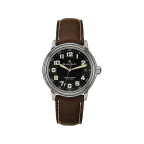 宝珀/Blancpain 38MM 不锈钢 自动机械机芯 男表 2100-1130M-63