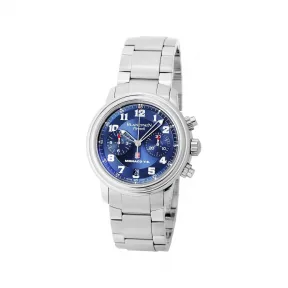 宝珀/Blancpain 38MM 不锈钢 自动机械机芯 男表 2182F-1140M-71