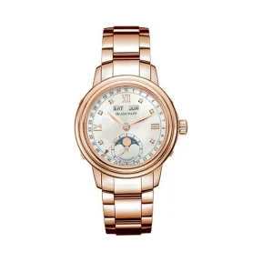 宝珀/Blancpain 领袖系列 18k玫瑰金 自动机械机芯 女表 2360-3691A-76