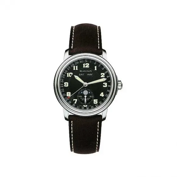 宝珀/Blancpain 38MM 不锈钢 自动机械机芯 男表 2763-1130MA-63