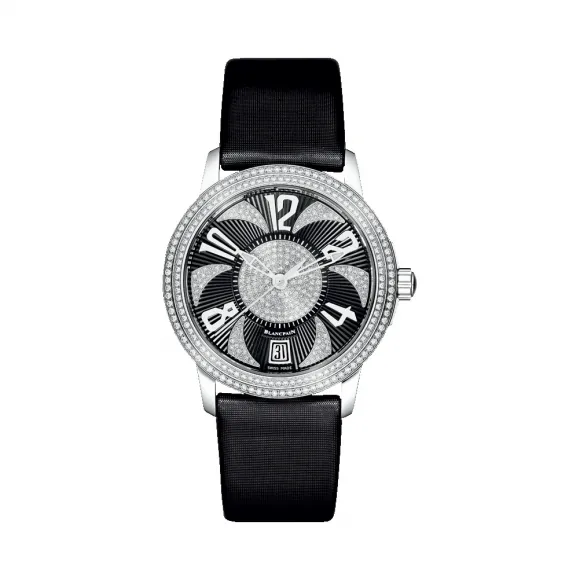 宝珀/Blancpain Women 女装腕表系列 18K白金 自动机械机芯 女表 3300-3555-52B