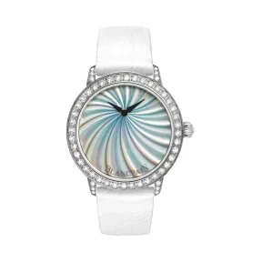 宝珀/Blancpain Women 女装腕表系列 18K白金 自动机械机芯 女表 3650-1944L-58B