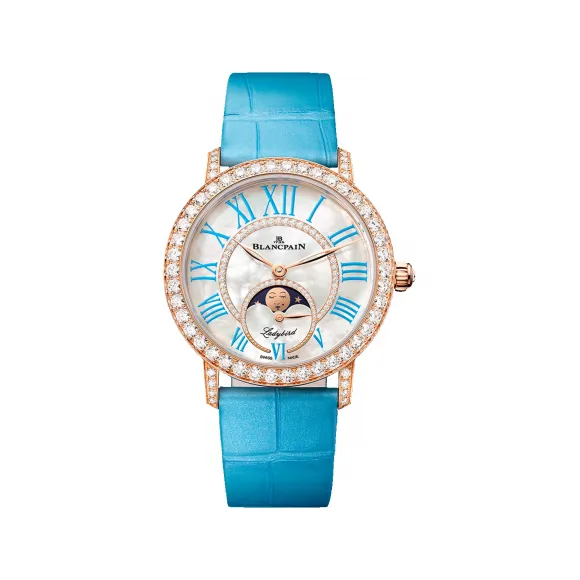 宝珀/Blancpain Ladybird系列 34.9 MM 红金 自动机械机芯 女表 3662D-2954-55B