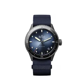 宝珀/Blancpain 五十寻系列 43.6 MM 陶瓷 自动机械机芯 男表 5000A-0140-NAOA