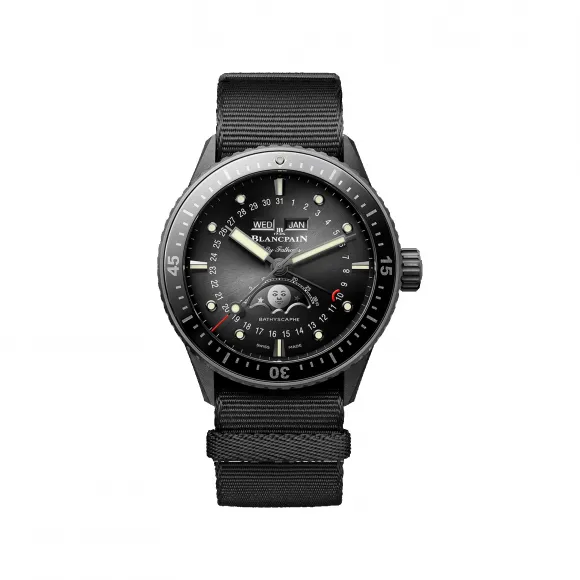 宝珀/Blancpain 五十噚系列 43.6 MM 陶瓷 自动机械机芯 男表 5054-0130-NABA