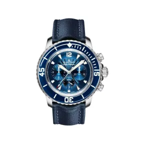 宝珀/Blancpain 45MM 不锈钢 自动机械机芯 男表 5085F-1140-52B