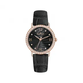 宝珀/Blancpain Villeret系列 红金表壳 自动机械机芯 女表 6104-2930-55A