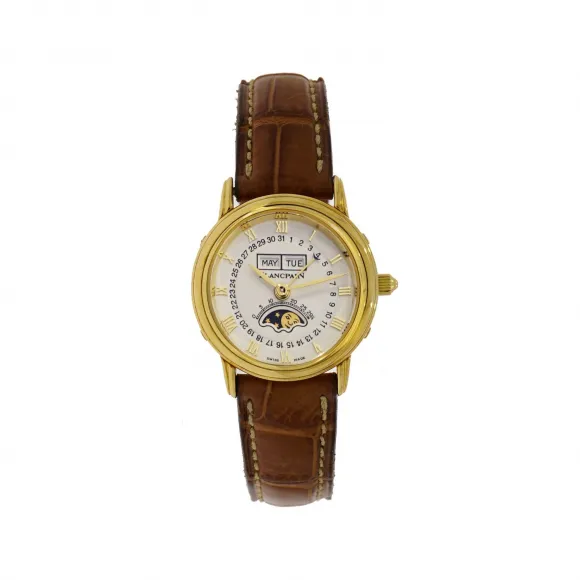 宝珀/Blancpain 26MM 黄金 自动机械机芯 女表 6395-1418-58