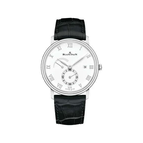 宝珀/Blancpain Villeret系列 精钢表壳 手动机械机芯 男表 6606A-1127-55B
