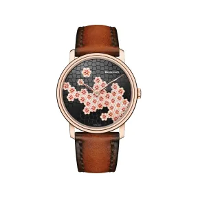 宝珀/Blancpain Villeret系列 红金表壳 手动机械机芯 男表 6612-3633-63AB