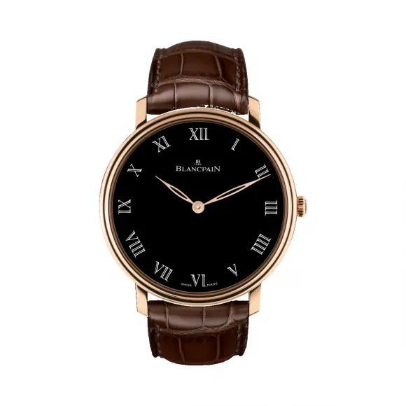 宝珀/Blancpain 经典系列 18K红金 自动机械机芯 男表 6615-3637-55B