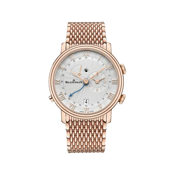 宝珀/Blancpain Villeret系列 红金表壳 自动机械机芯 男表 6640-3642-MMB