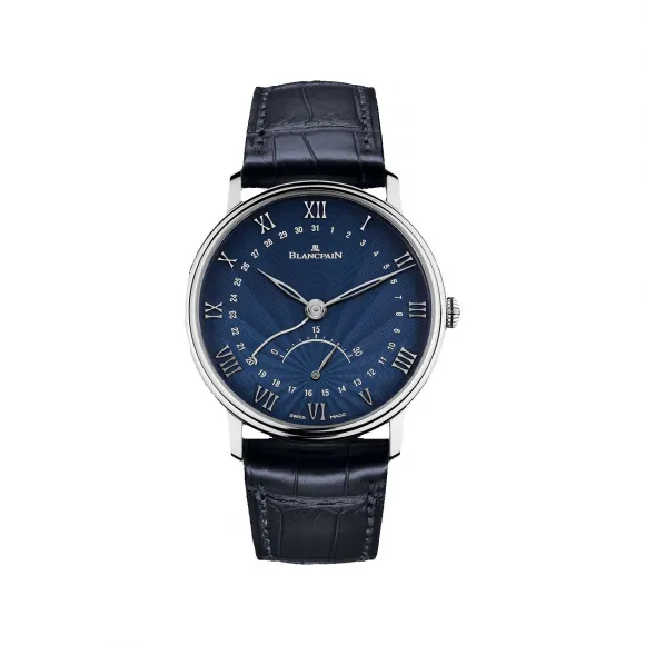 宝珀/Blancpain Villeret系列 白色金表壳 自动机械机芯 男表 6653Q-1529-55B