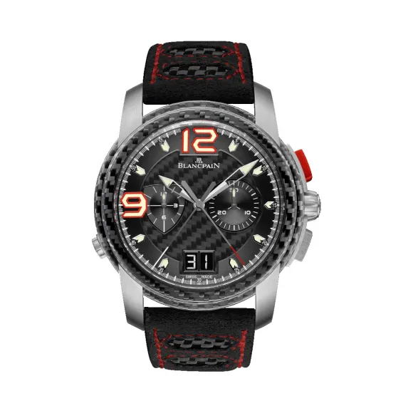 宝珀/Blancpain 开创系列 碳纤维表圈及底盖 自动机械机芯 男表 8886F-1503-52B