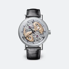 宝玑/Breguet classique-经典系列 46MM 950铂金 手动机械机芯 男表 5345PT-1S-9XU-05
