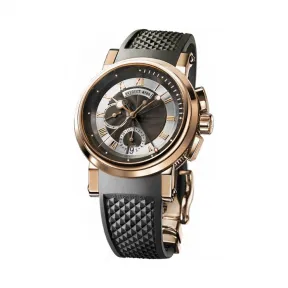 宝玑/Breguet 航海 Marine 系列 18k玫瑰金 自动机械机芯 男表 5827BR-Z2-5ZU