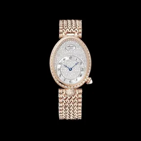 宝玑/Breguet reine-de-naples-那不勒斯王后系列 28.5 MM 18K白色金 自动机械机芯 女表 8938BB-8D-J20-D0