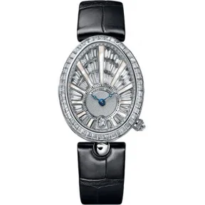 宝玑/Breguet 那不勒斯皇后 Reine De Naples 系列 18k白金镶钻 自动机械机芯 女表 8939BB-6D-964-DD0D