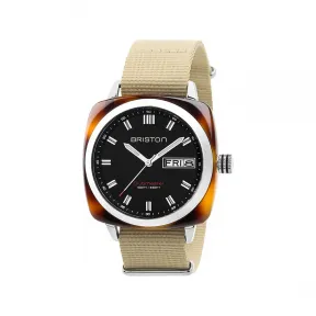 布里斯顿/briston 42 x 42 MM 醋酸酯 玳瑁纹 石英机芯 男表 17342.SA.TS.1.NK