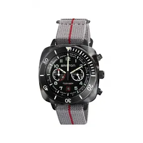 布里斯顿/briston 44 x 44 MM 醋酸酯 玳瑁纹 灰色哑光 石英机芯 男表 23144.PGAM.GT.3.EG