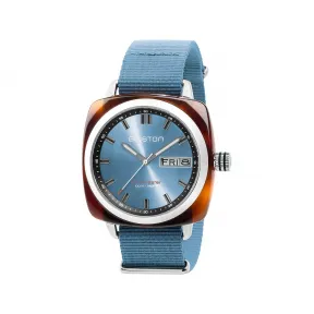 布里斯顿/briston 42 x 42 MM 醋酸酯 玳瑁纹 石英机芯 男表 23342.SA.TS.25.NIB